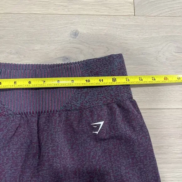 Gymshark Marl Seamless Leggings Plum Pink - Picture 4 of 4